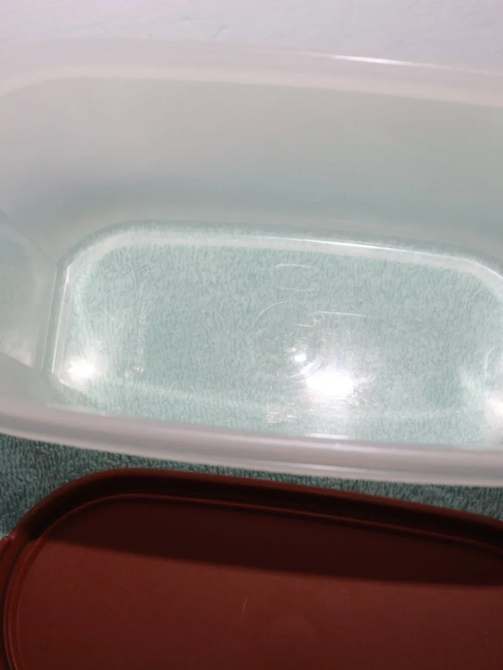 VTG Tupperware 1613-21 & 1612-24 Modular Mate Container Brown &Seal Lid 1616-19&